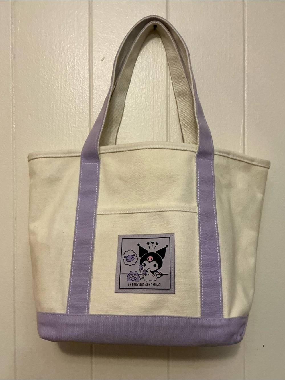 Rare Large Limited Edition From Japan Sanrio 2022 Kuromi Tote Bag